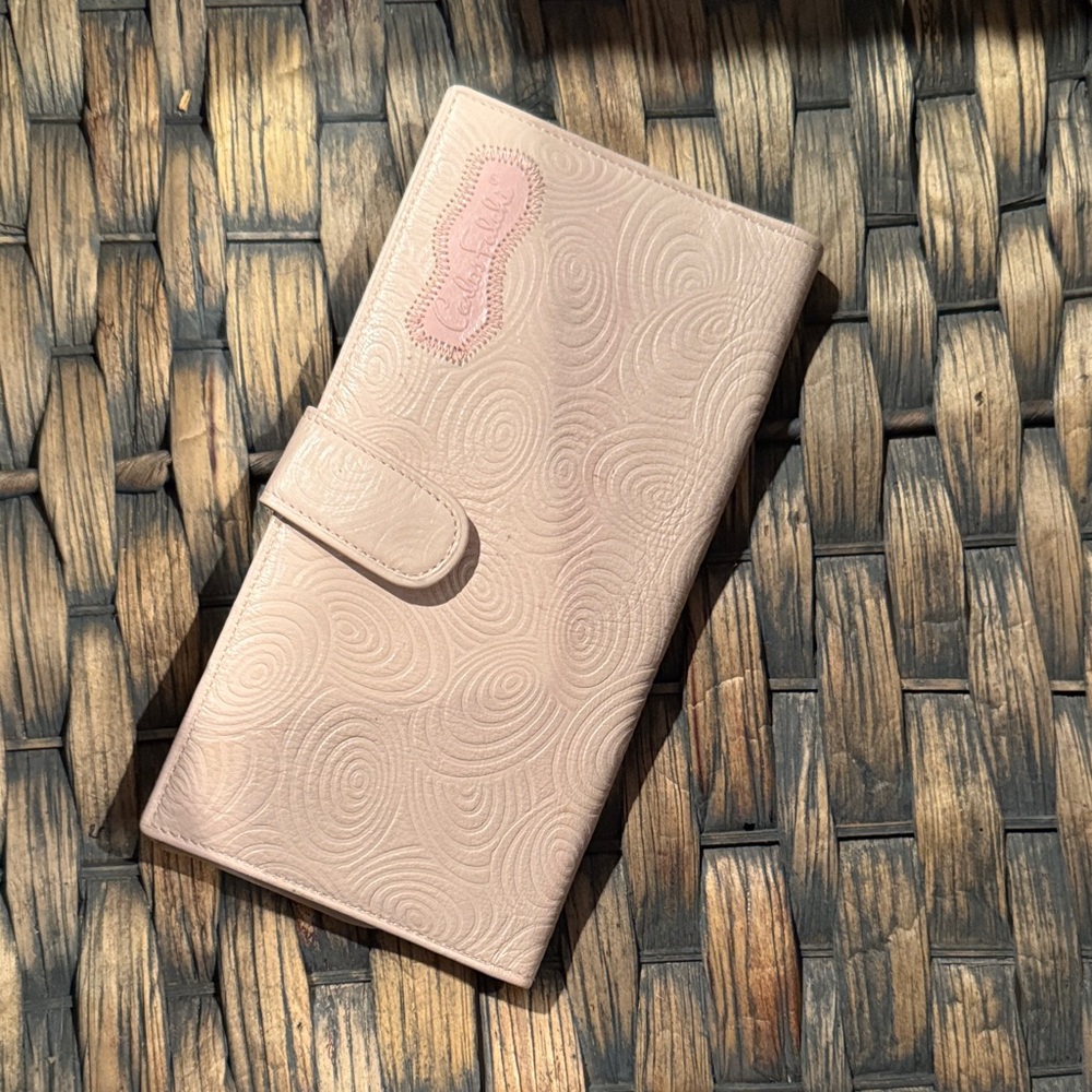 Pink Embossed Wallet